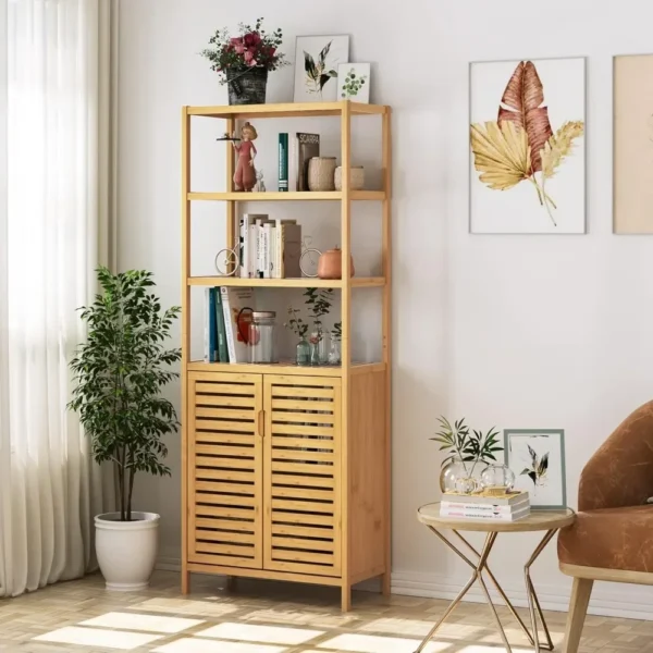 Bamboo Storage Cabinet - Image 2